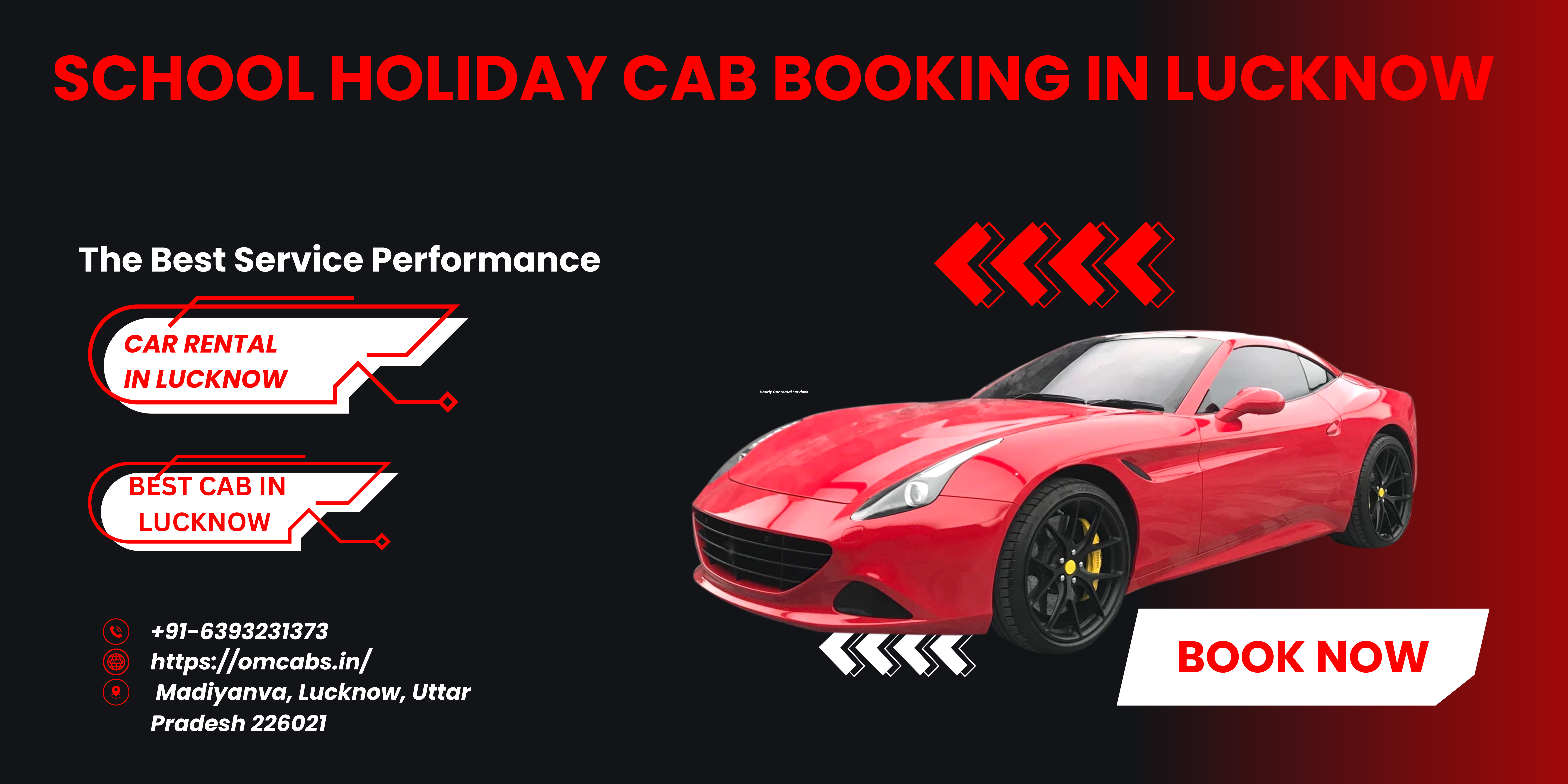 School Holiday Cab booking in Lucknow